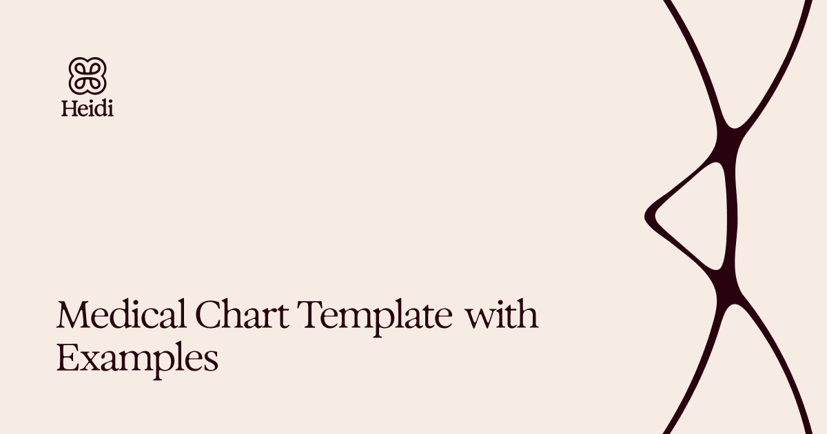 Medical Chart Template with Examples