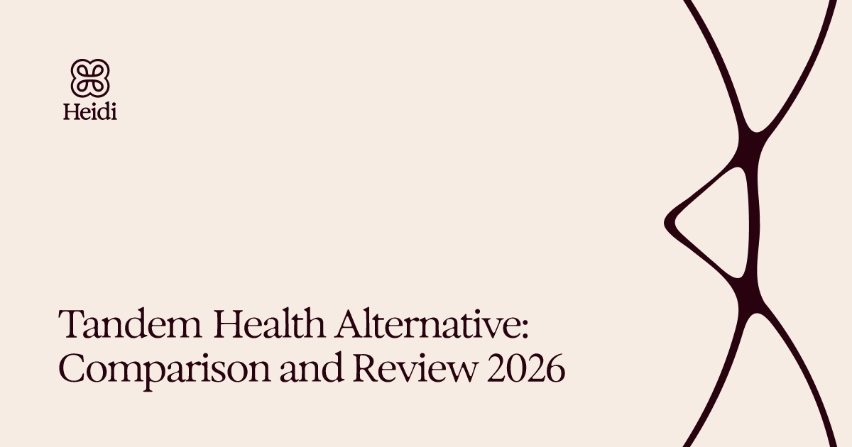 Tandem Health Alternative: Comparison and Review 2026