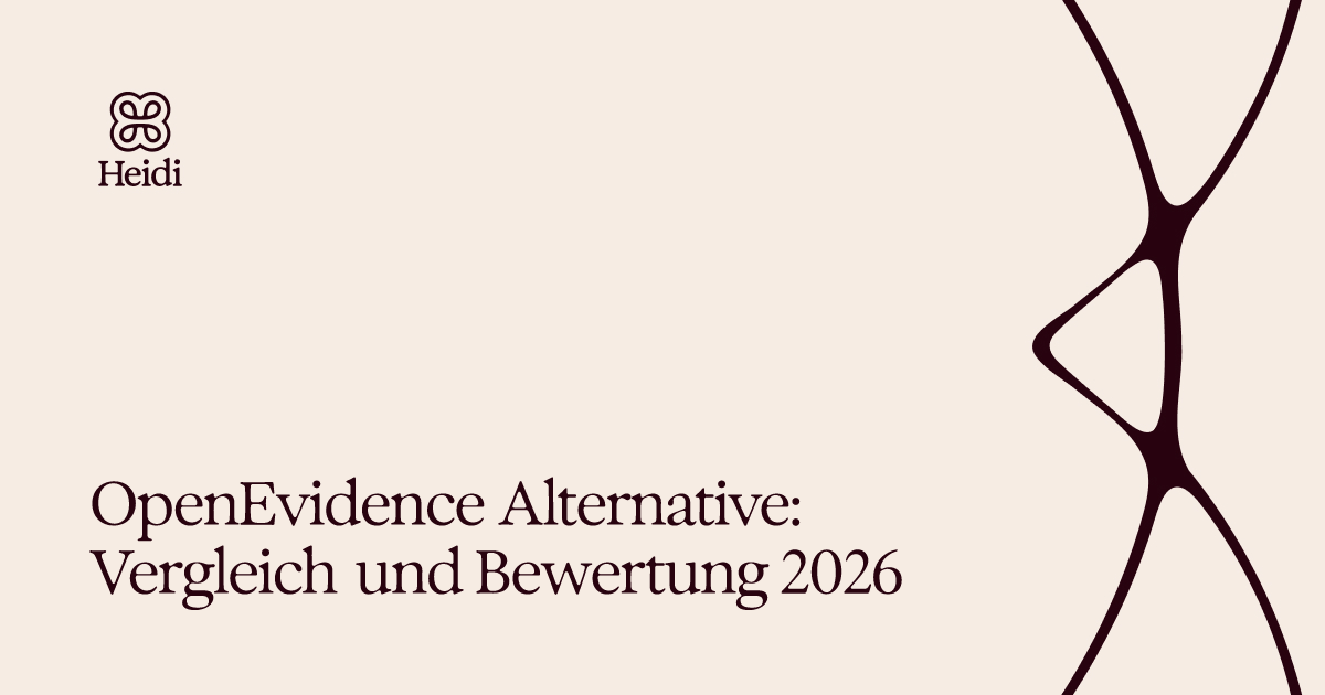 OpenEvidence Alternative: Vergleich und Bewertung 2026