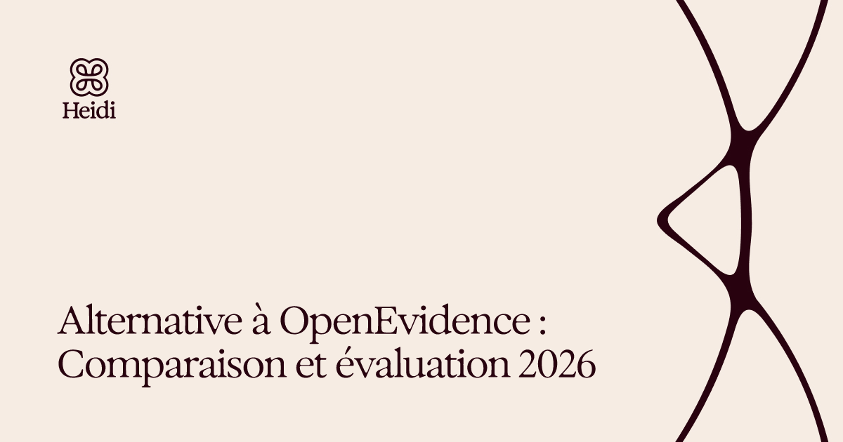 Alternative à OpenEvidence : Comparaison et évaluation 2026
